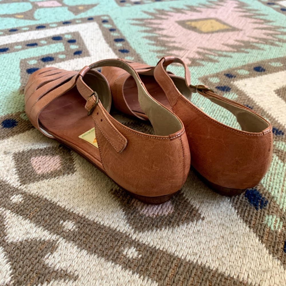 Vintage Blush Leather Liz Claiborne Loafers 7 - Picture 3 of 8